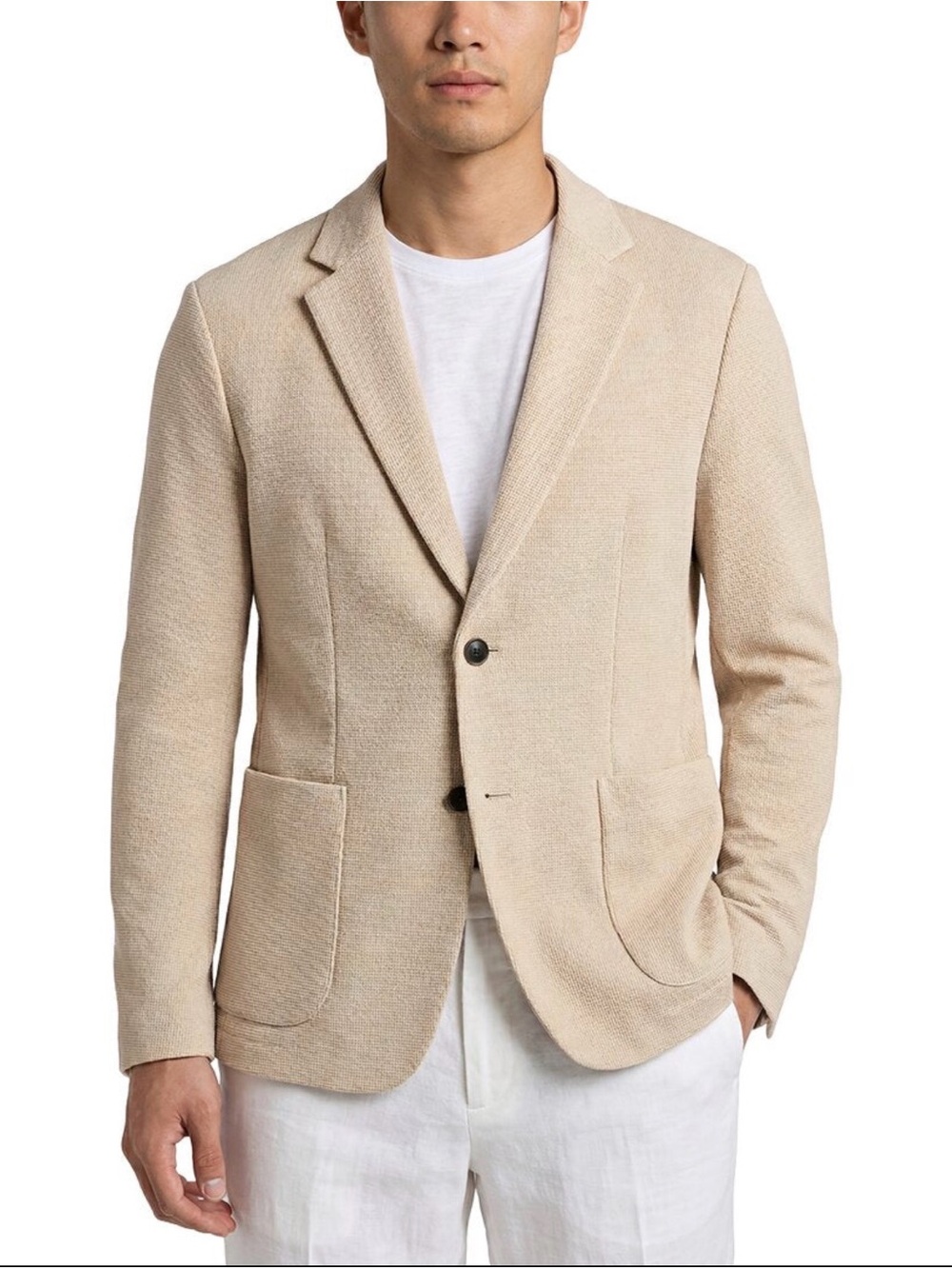 THEORY***Clinton Beige Blazer Jacket***Size 42 $595 NWT